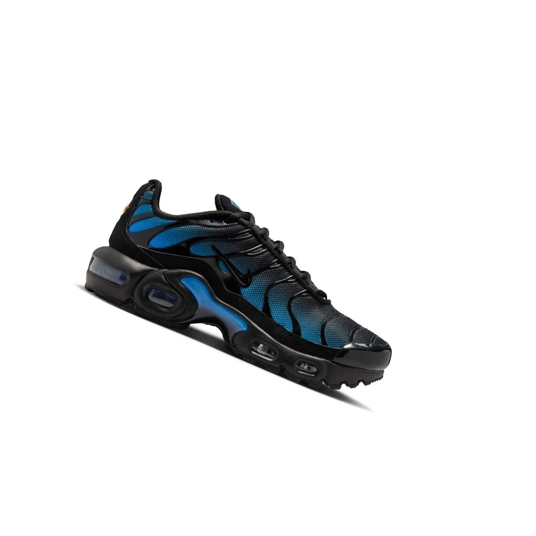 Nike Air Max Plus Older Kids' Shoes Black/Blue Crystal/Black product image