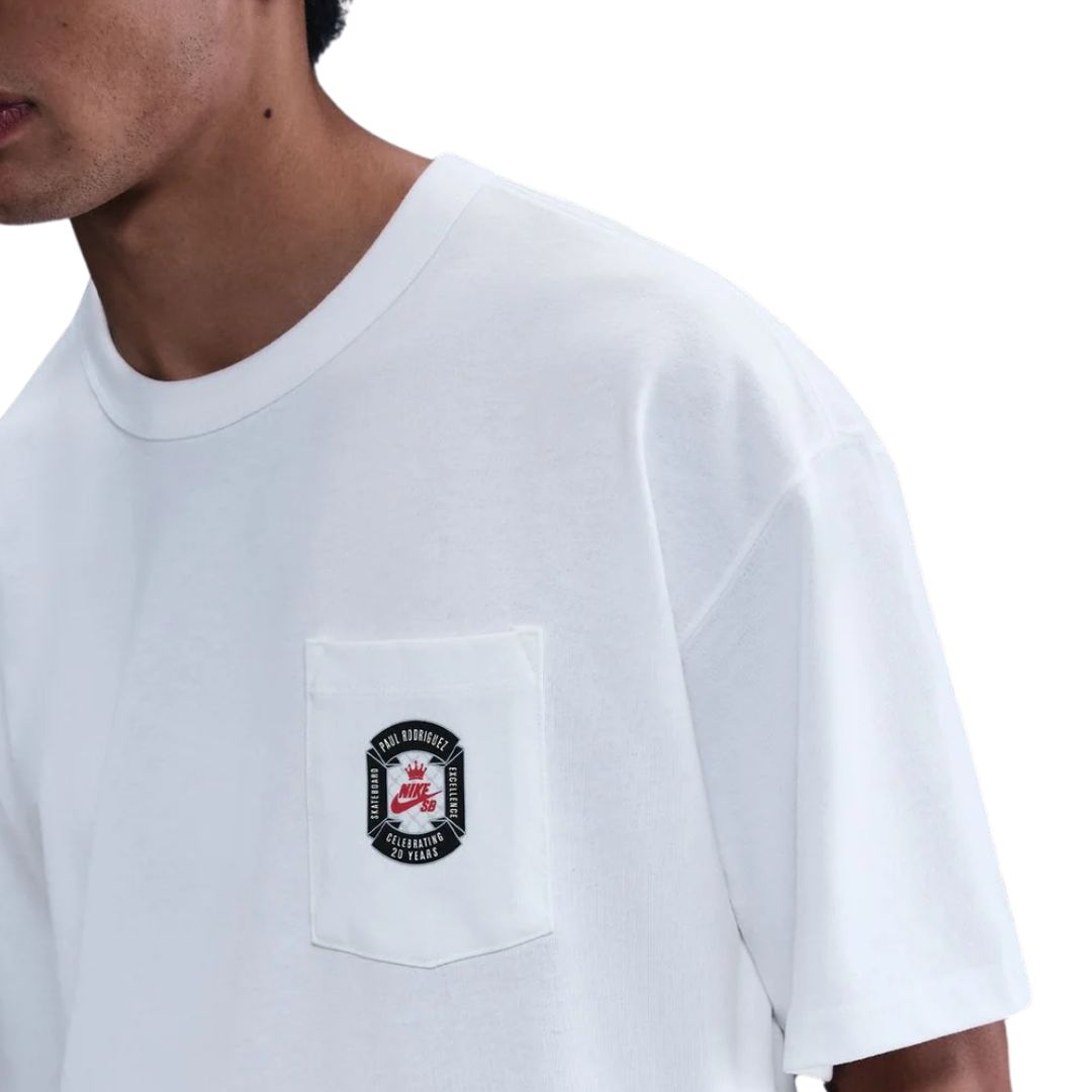 Nike SB Max90 Skate T-Shirt White