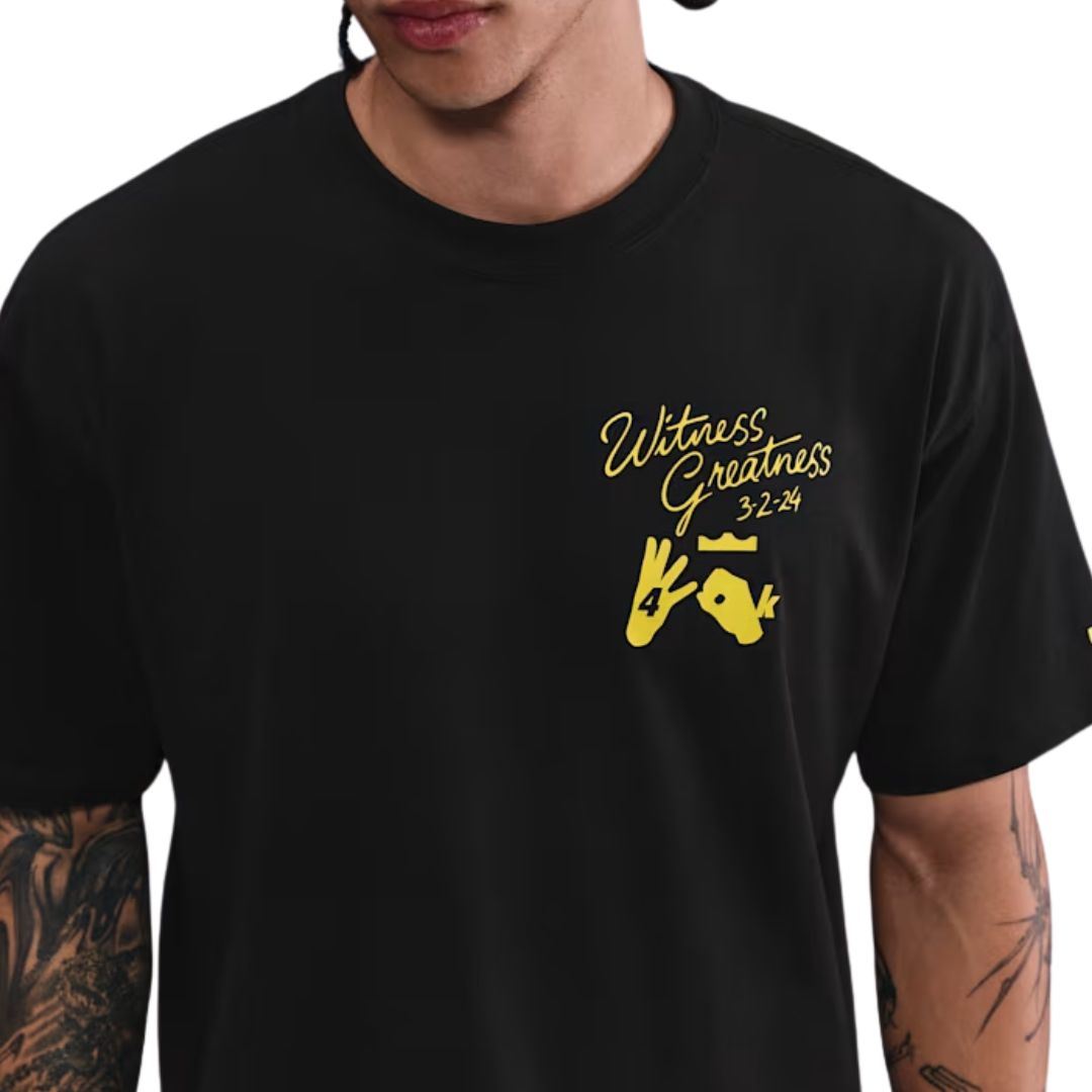 LeBron Uncharted Mens Max90 Basketball T-Shirt Black product image