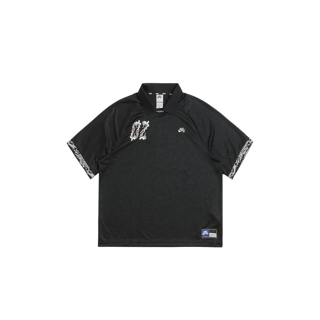 Nike SB Dri-FIT Jacquard Skate Top Black/Black/White product image