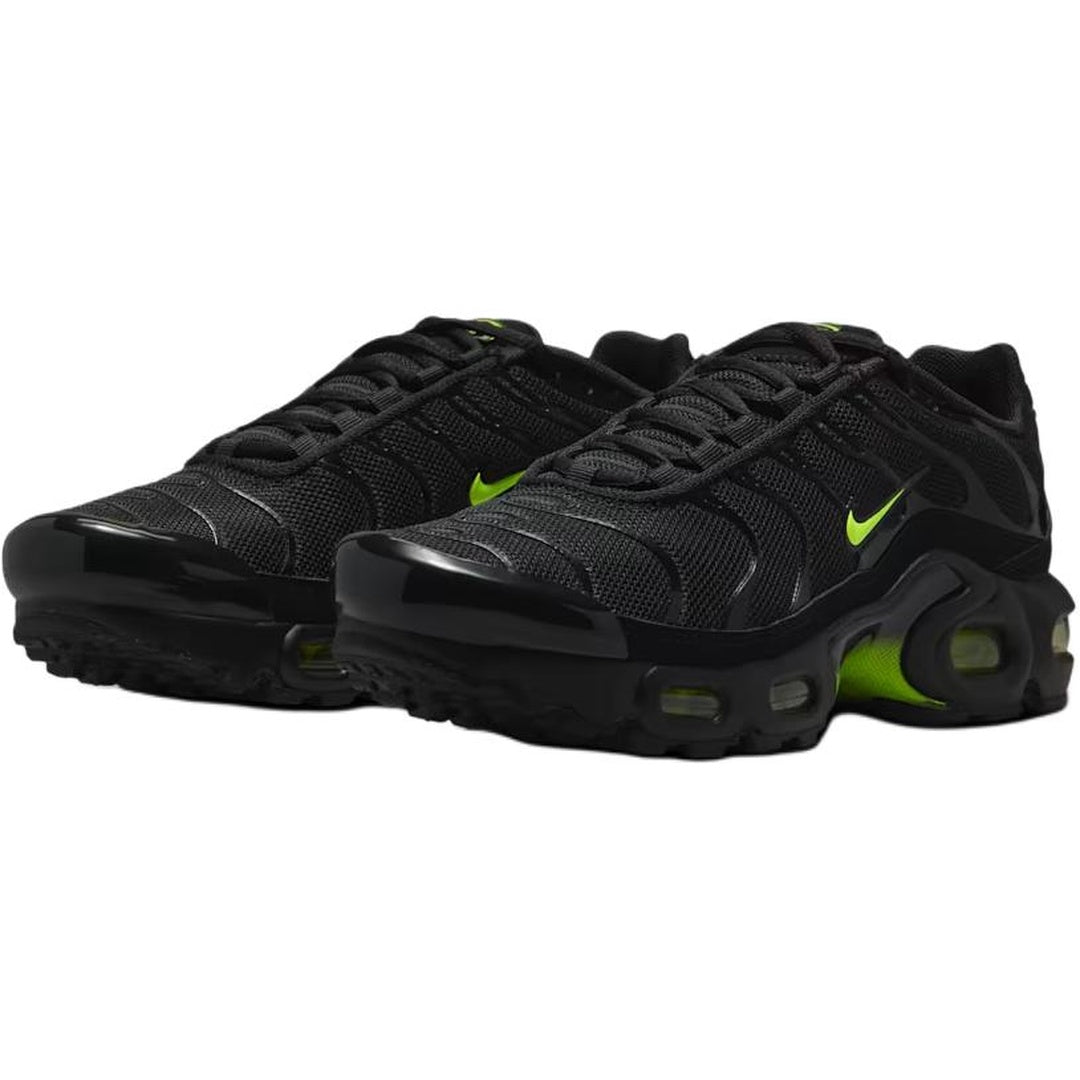 Nike Air Max Plus Older Kids' Shoes Black/Black/Volt Ice