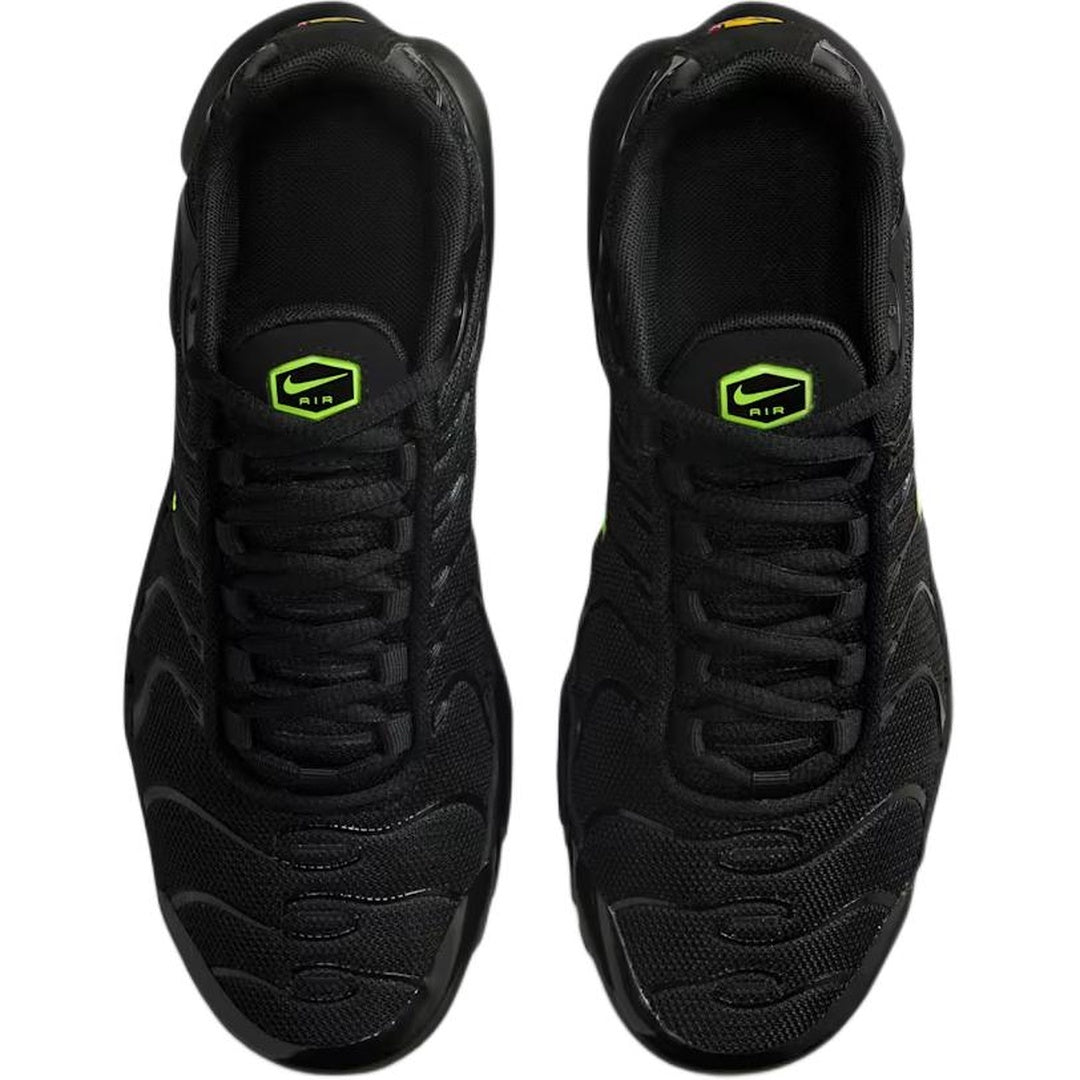 Nike Air Max Plus Older Kids' Shoes Black/Black/Volt Ice