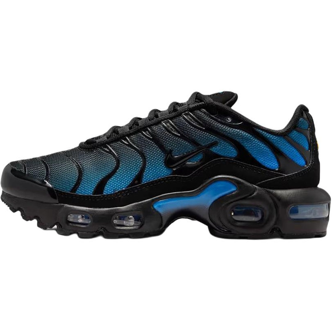 Nike Air Max Plus Older Kids' Shoes Black/Blue Crystal/Black