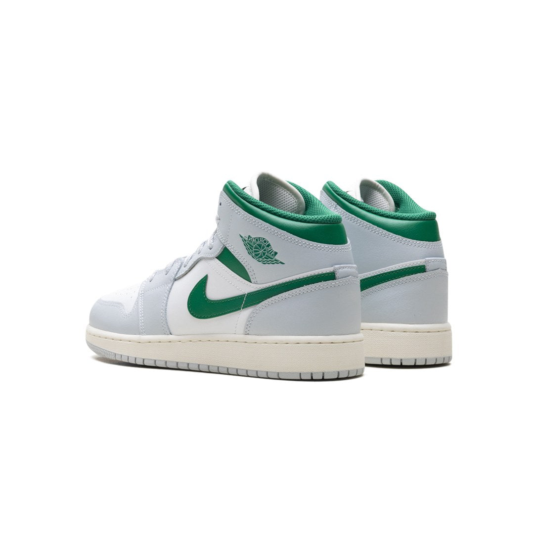 Jordan 1 Mid White Pure Platinum Pine Green (GS) DQ8423-142 product image 3