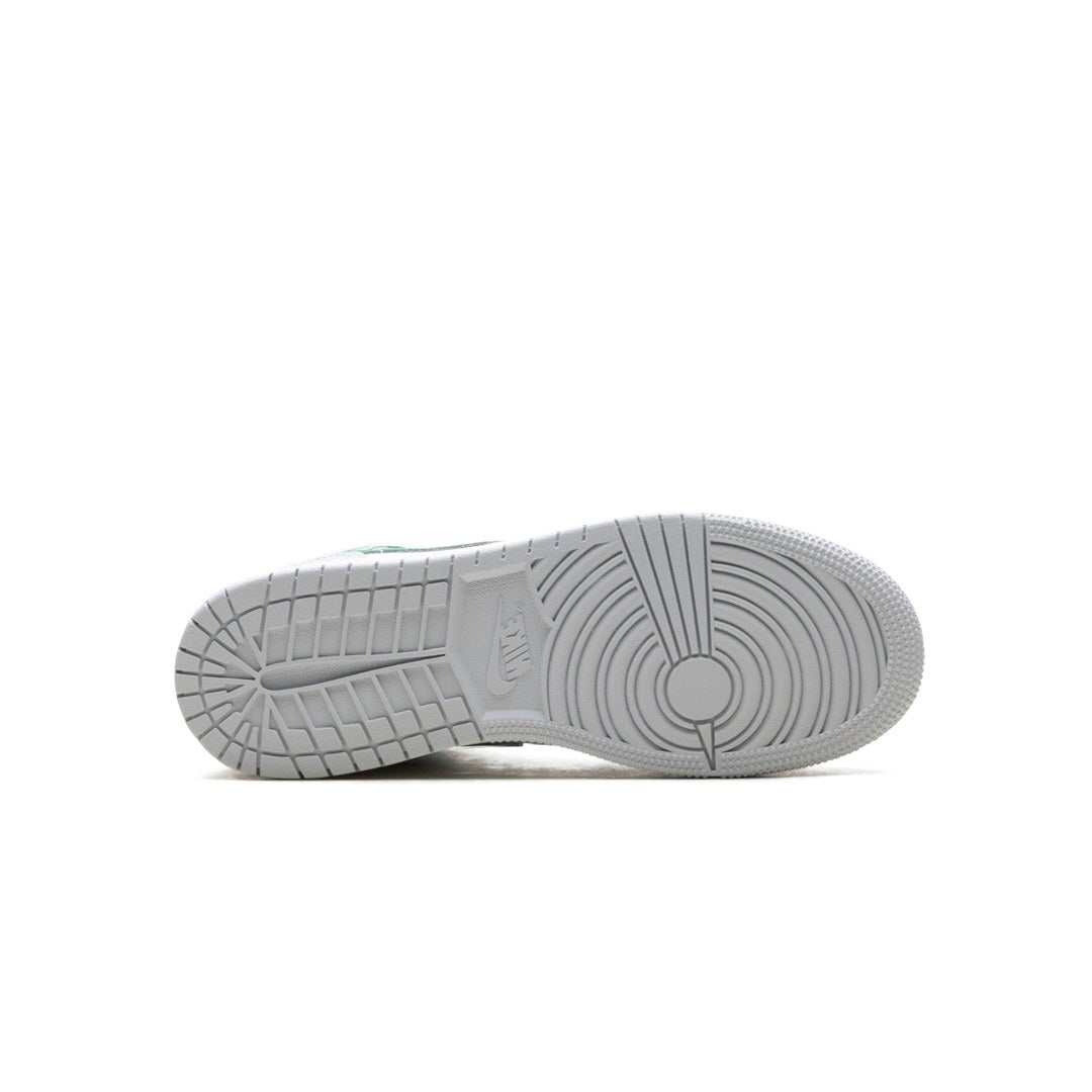 Jordan 1 Mid White Pure Platinum Pine Green (GS) DQ8423-142 product image 5