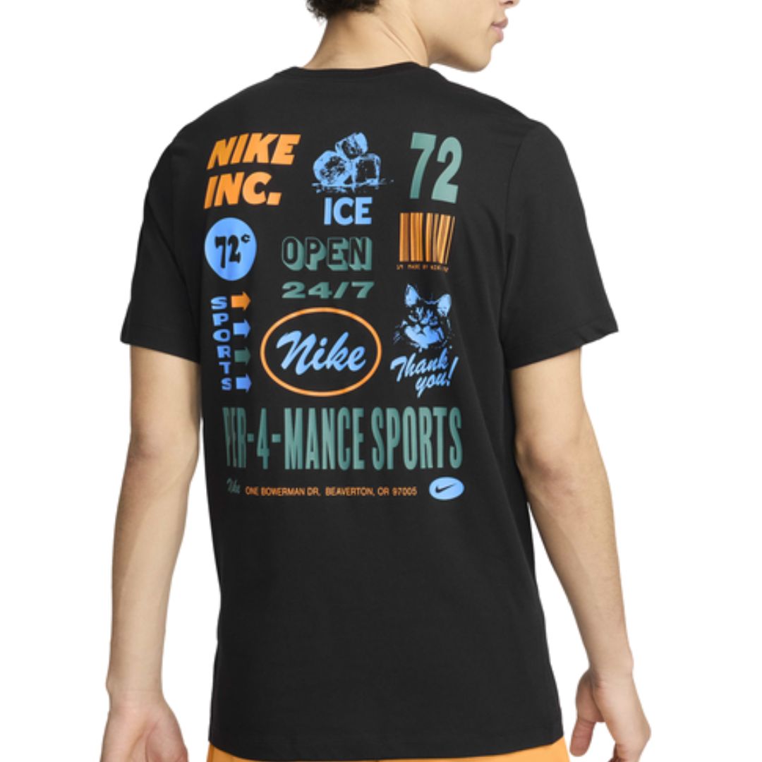 Nike Mens Dri-FIT Fitness T-Shirt Black