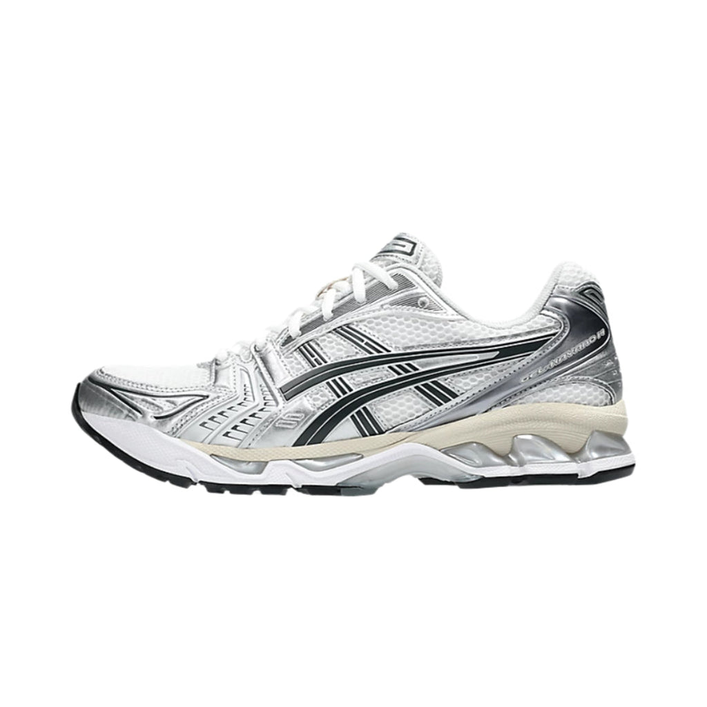 ASICS GEL-Kayano 14 “White Graphite Grey” Women’s (1203A537-110) — hero lateral profile