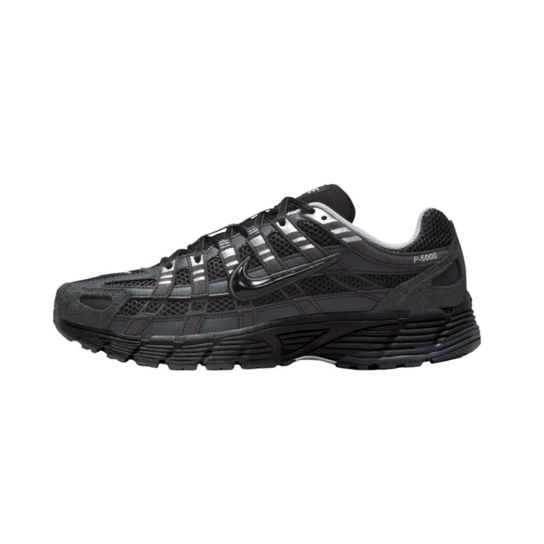 Nike P-6000 Suede Men's Shoes - Anthracite/Chrome/Metallic Silver/Black (HF0015-002) – main image