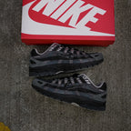 Nike P-6000 Suede Men's Shoes - Anthracite/Chrome/Metallic Silver/Black (HF0015-002) – on-feet side view