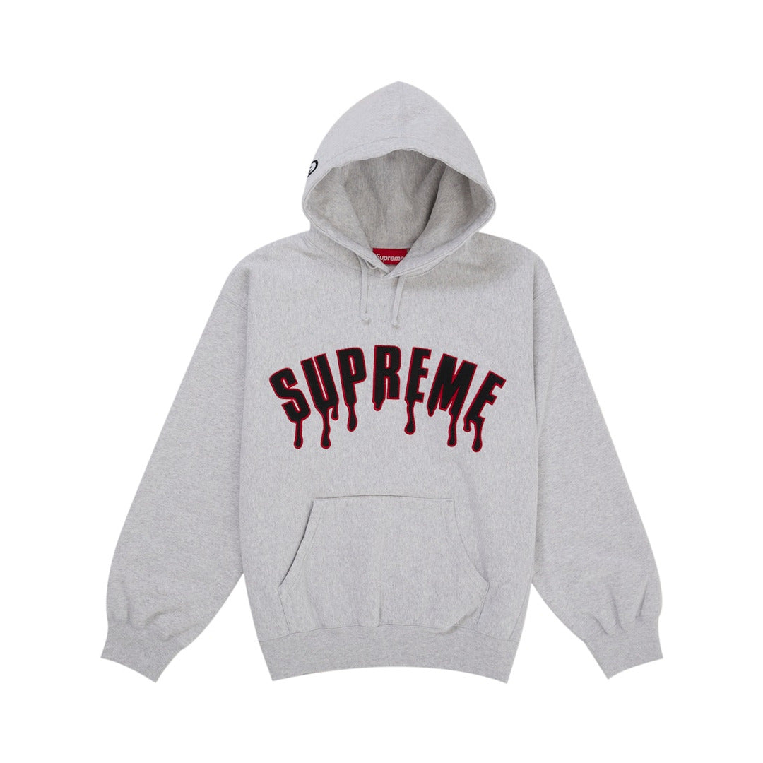 Supreme Ghostface Arc Hooded Sweatshirt Ash Grey Ss26Sw96 Ash Grey